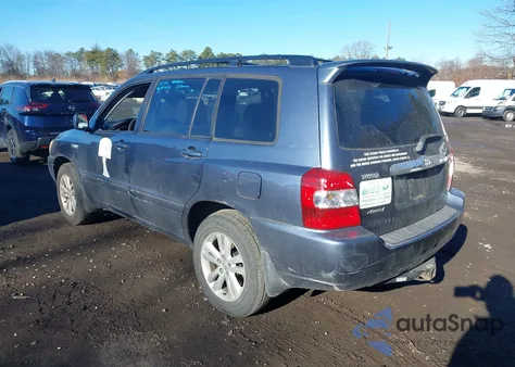 2007 Toyota Highlander Hybrid V6 from USA, damaged, VIN JTEEW21A870048178